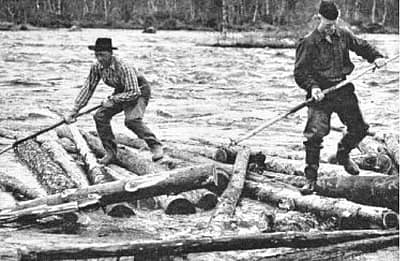 History of Maine Log Drives